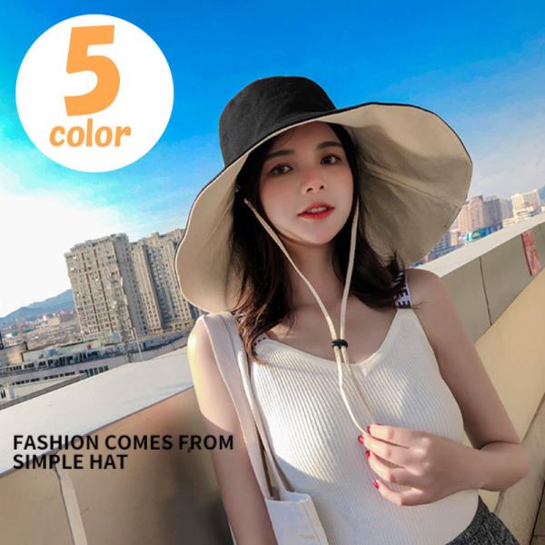 バケットハット バケハ 帽子 レディース 紫外線カット 麦わら帽子 UVケア キャップ 日よけ レデ...