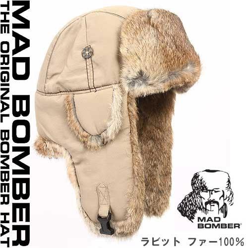 305KHK hat ロシア ハット ラビットファー100％ 帽子 スキー　ボンバーハット パイロッ...