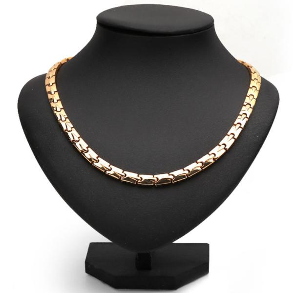 ゲルマニウム ジュエリー チタン ネックレス 健康  ローズゴールド レディース メンズ おしゃれ ...