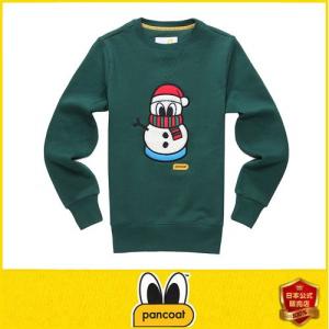 Pancoat パンコート POPSNOWMAN FLEECE CREWNECK PEPPER GREEN キャラクター トレーナー 長袖 クルーネック Tシャツ 長 パンコート｜pancoat