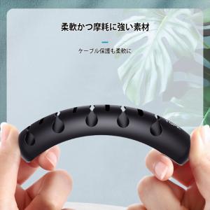 TOPK シリコン ケーブルクリップ ケーブル...の詳細画像4