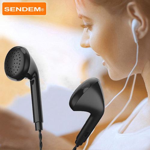 SENDEM X2 イヤホン スマートフォン イヤフォン ボリューム イヤホン android マイ...