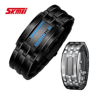 SKMEI デジタル 腕時計 ブランド LED ディスプレイ 50M 防水 ランニングウォッチ スポーツウォッチ｜pancoat
