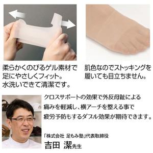 外反母趾クロスゲルサポーター 外反母趾 サポー...の詳細画像4
