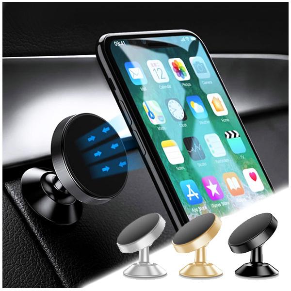 車載ホルダー マグネット iPhone スマホスタンド スマホホルダー 車載 スマートフォンホルダー...