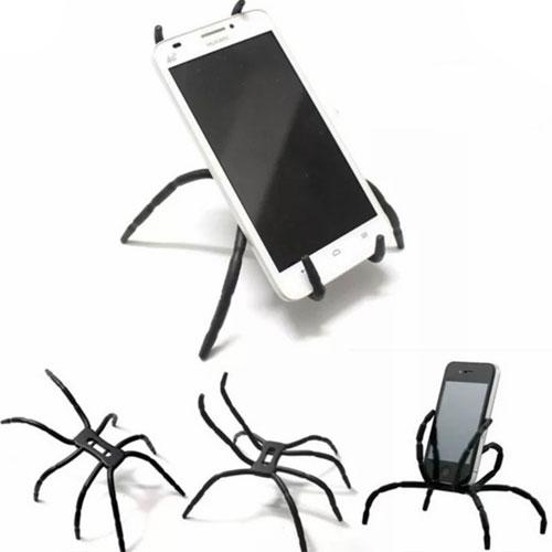 スマホスタンド 自由自在 スパイダー型 クモ 折り曲げ ワイヤー スパイダー マルチ スマホ タブレ...