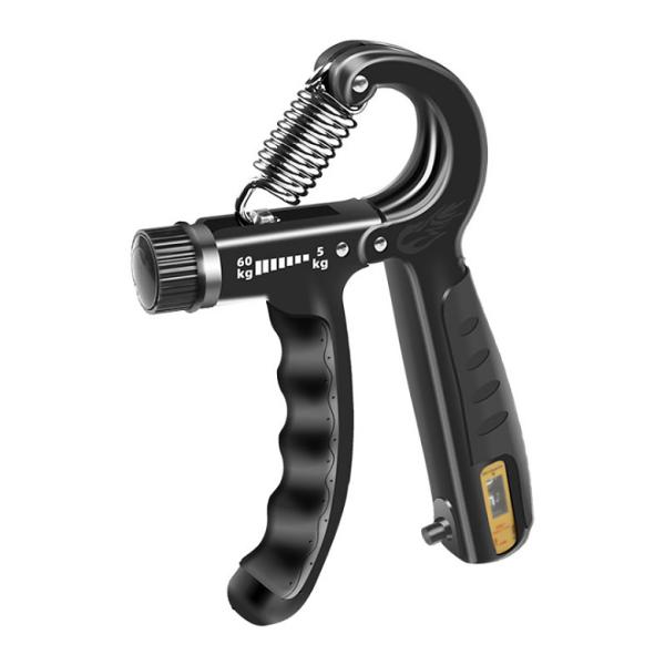 計数器付き ハンドグリップ トレーニング 5kg 〜 60kg 握力 トレーニング ハンドグリップ ...