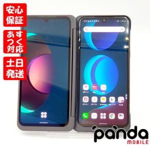 【あすつく、土日、祝日発送】中古美品【Aランク】SIMフリー LG L-51A V60 ThinQ 5G ザ ブラック docomo #0709｜panda-mobile