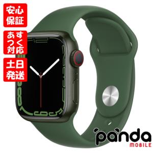 【あすつく、土日祝日発送】新品未開封品【Nランク】Apple Watch Series 7 GPS+Cellularモデル 41mm MKHT3J/A クローバースポーツバンド｜panda-mobile