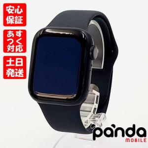 【あすつく、土日、祝日発送】中古美品【Aランク】Apple Watch Series 9 GPSモデル 41mm MR8X3J/A ミッドナイトスポーツバンド M/L #6Q2CC22｜panda-mobile