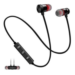 Bluetooth 4.1 ワイヤレスイヤホン 高音質 軽量 無線通話ブルートゥースイヤホン ノイズカット重低音 スポーツ マグネットイヤホン IPx5防水機能 iPhone Android｜パンダ商店本店