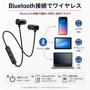 Bluetooth イヤホン ワイヤレスイヤホ...の詳細画像3