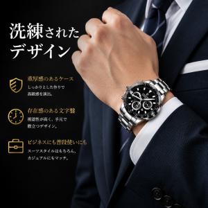 腕時計 メンズ クロノグラフ 仕事 ビジネス ...の詳細画像1