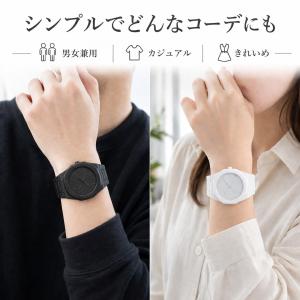腕時計 メンズ レディース シンプル 軽量 プ...の詳細画像1