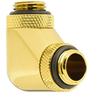 Bitspower G1/4インチスレッド用 デュアル ロータリー 90度角 エクステンダー 真鍮