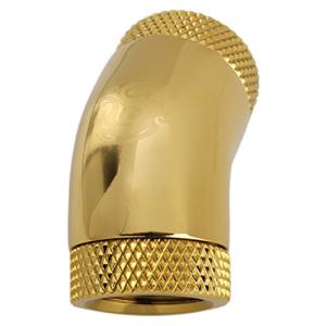 Bitspower インナーG1/4インチスレッド用 デュアル ロータリー 45度角 エクステンダー 真鍮