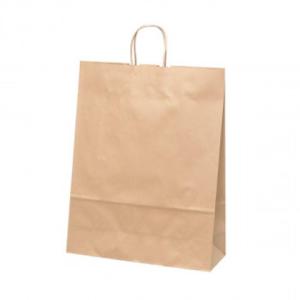 パックタケヤマ 手提袋 HV140 未晒 無地 50枚組 XZK00876 b03