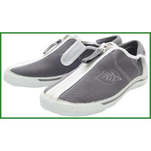 Laporter(ラポーター) さらっと S320 介護シューズ グレー 25.0cm|b03