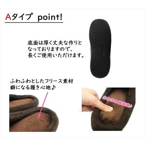 スリッパ メンズ レディース 暖かい 低反発 ...の詳細画像2