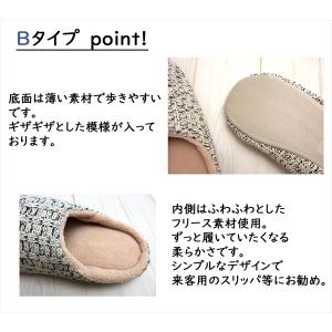 スリッパ メンズ レディース 暖かい 低反発 ...の詳細画像4