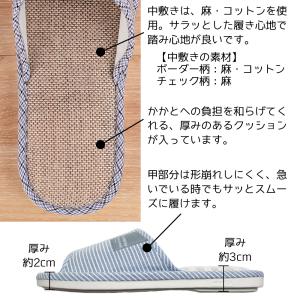 スリッパ おしゃれ 室内 メンズ レディース ...の詳細画像3