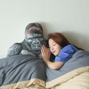 ぬいぐるみ ゴリラ 猿 サル 動物 抱き枕 腕枕 おもちゃ 玩具 かわいい ギフト 子供 誕生日 プレゼント 45*90cm