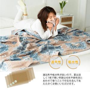 ガーゼケット 4重ガーゼケット シングル 夏用...の詳細画像4
