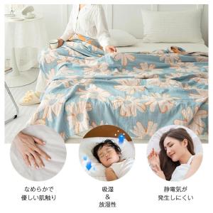 ガーゼケット 4重ガーゼケット シングル 夏用...の詳細画像5
