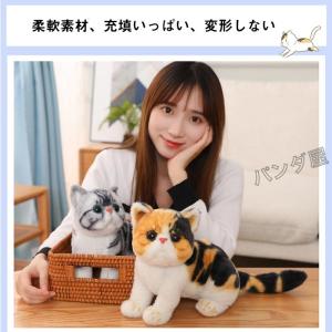 ぬいぐるみ リアル ねこ ネコ 抱き枕 小さい...の詳細画像2