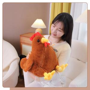 ぬいぐるみ 鶏 ニワトリ おんどり 抱き枕 動...の詳細画像4
