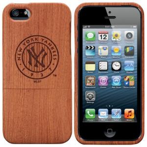 ケース スマホ 携帯 カバー カヴァルー New York Yankees Cooperstown コレクション Logo Madera Wood iPhone 5/5S ケース