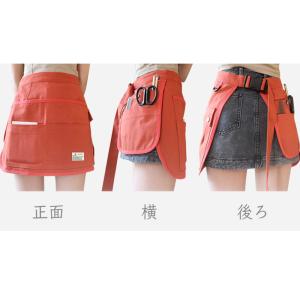 エプロン おしゃれ 作業 耐久性 ショート サ...の詳細画像3