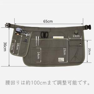 エプロン おしゃれ 作業 耐久性 ショート サ...の詳細画像4