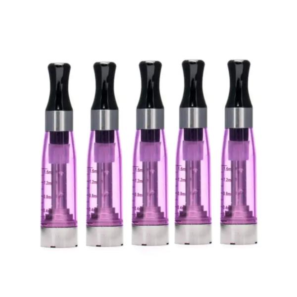 アトマイザー 電子タバコ VAPE CE5+ 交換用 カートリッジ コイル交換可能 パープル