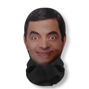 3D仮面 プリント メッシュ マスク 面白い 被り物 フェイス ハロウィン コスプ Mr.ビーン