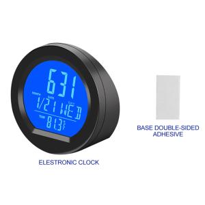 ソーラー充電 デジタルクロック 温度計付き 多...の詳細画像3
