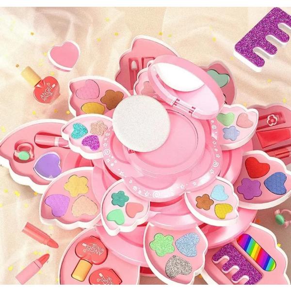 プリンセス メイクアップセット キッズコスメ 誕生日 プレゼント クリスマ pink small2l...