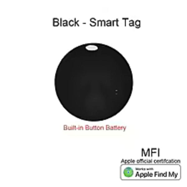 スマートトラッカー Apple Find My 対応 MFI認証 紛失防止タグ G ブラック