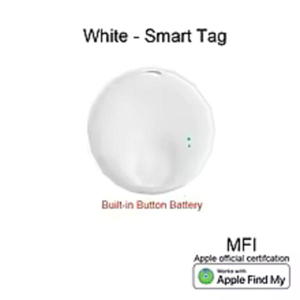 スマートトラッカー Apple Find My 対応 MFI認証 紛失防止タグ G ホワイト