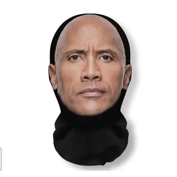 面白い3D フェイス プリントマスク 仮面 メ ドウェインジョンソン
