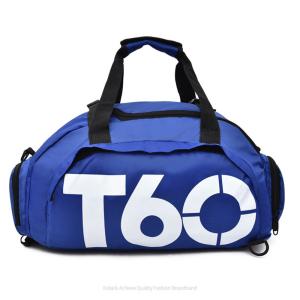 多機能バックパック 防水ジムバッグ 男性女性フィットネス耐久性ハンドバッグ トレーニング旅行スポーツバッグ |blue｜pandaz
