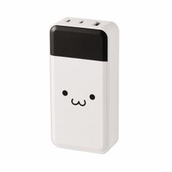 エレコム 残量表示 高出力 モバイルバッテリー DE-C51L-10000WF 10000mAh 3...