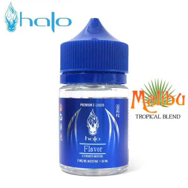 電子タバコ リキッド Halo ヘイロー 60ml ブルーシリーズ PG VG タール0 マリブ
