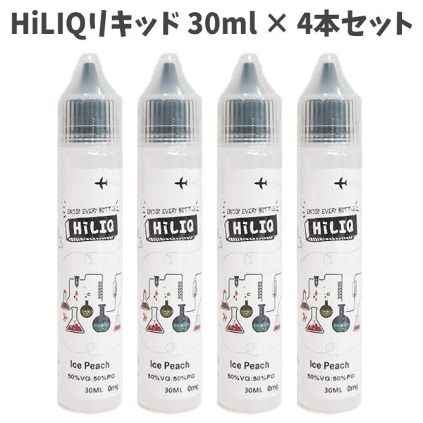 電子タバコ HiLIQ リキッド ハイリク ミント フルーツ 系 30ml × 4本セット 合計12...