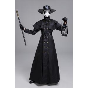 ハロウィン ペスト医者セット 衣装 ペストマス...の詳細画像1