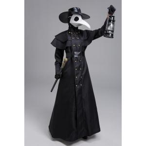 ハロウィン ペスト医者セット 衣装 ペストマス...の詳細画像2