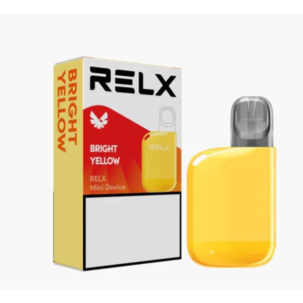 RELX Mini デバイス 使い捨て 電子タバコ リレックス ベイプ イエロー