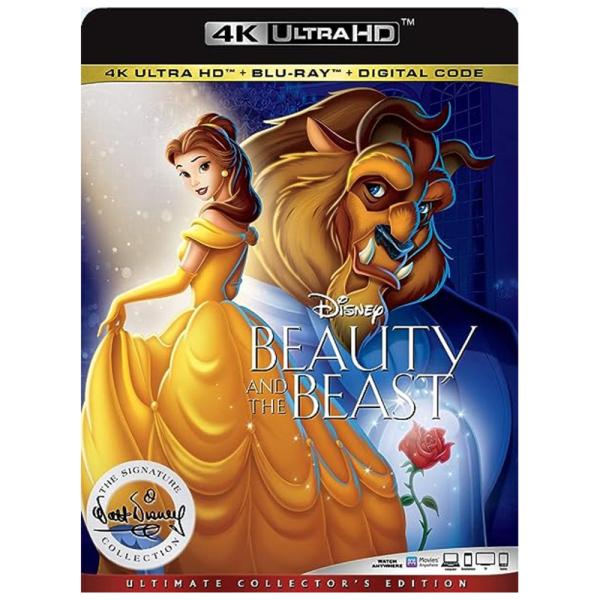 美女と野獣 4k Blu-ray Disney アニメ 映画 語学学習 英語 スペイン語 並行輸入品...