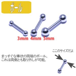 ボディピアス 18G 16G 14G ストレー...の詳細画像2