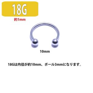 ボディピアス 18G 16G 14G サージカ...の詳細画像3